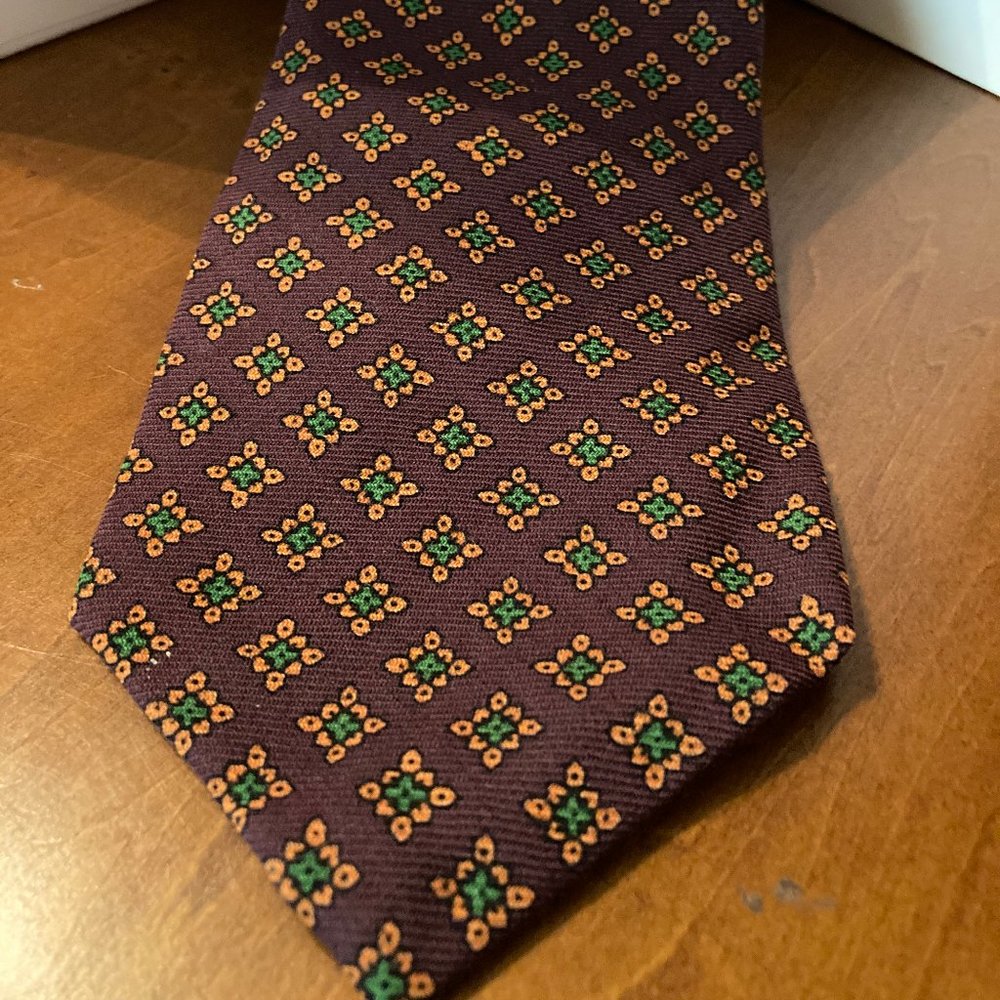 KINGS ROAD TIE NEW MADE IN USA NEW MEN'S MAROON